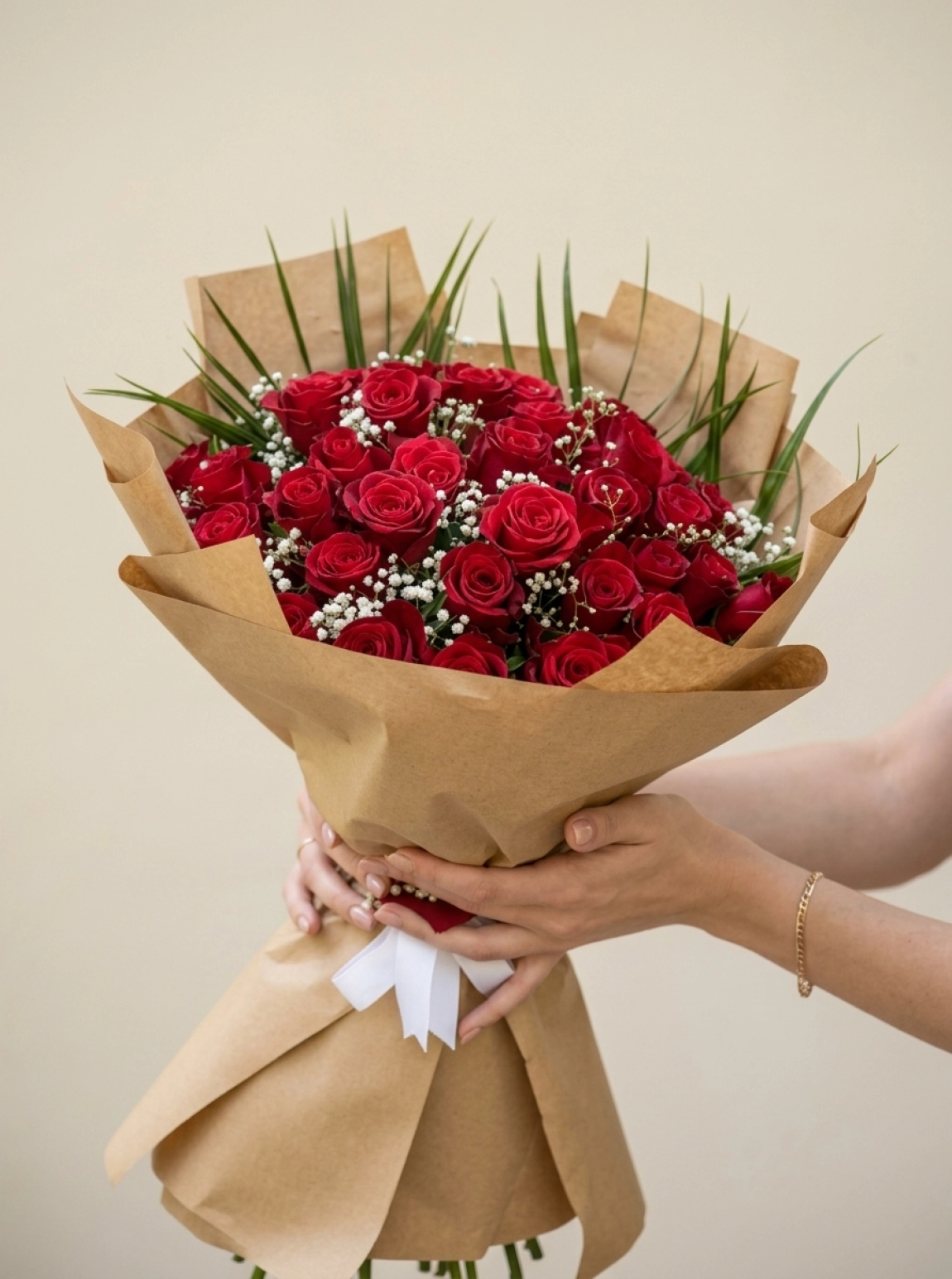 41 Li Kırmızı Gül Buketi